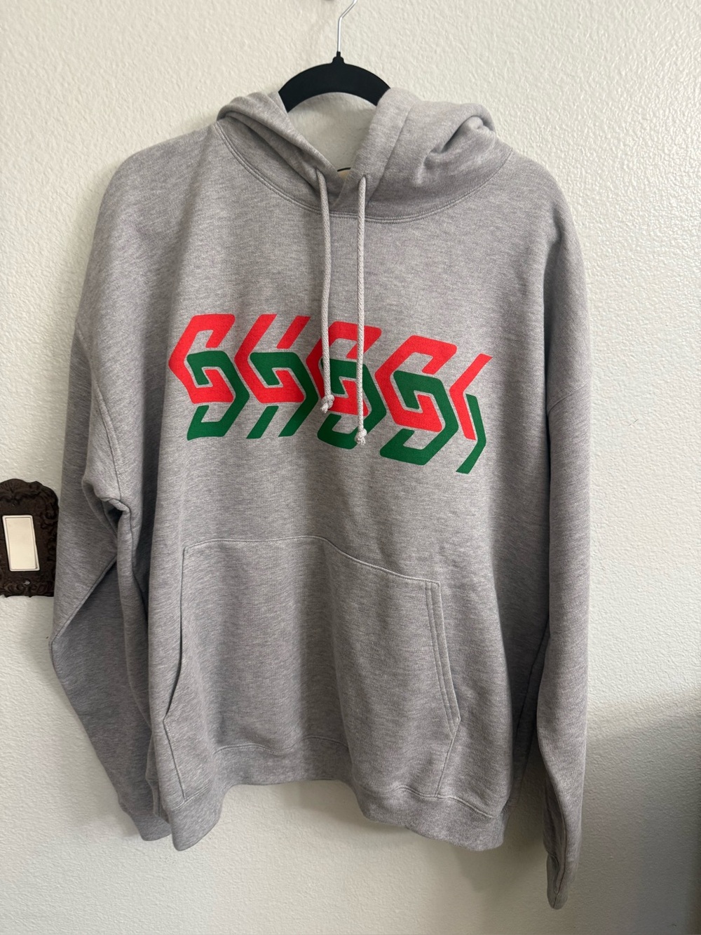 Brand new mens Gucci  Gray Hoodie size xl